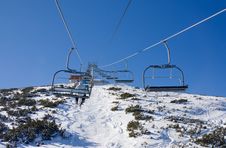 Chair Ski Lift Over Mountain Landscape Stock Image Chair Ski Lift Over Mountain Landscape Stock Image