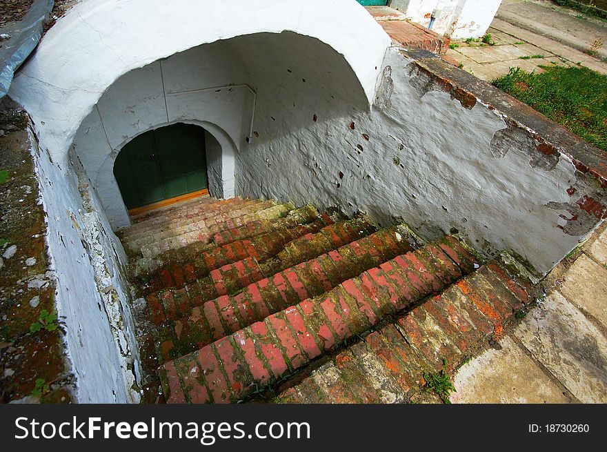 Input in underground premises  New Jerusalem monastery - Russia