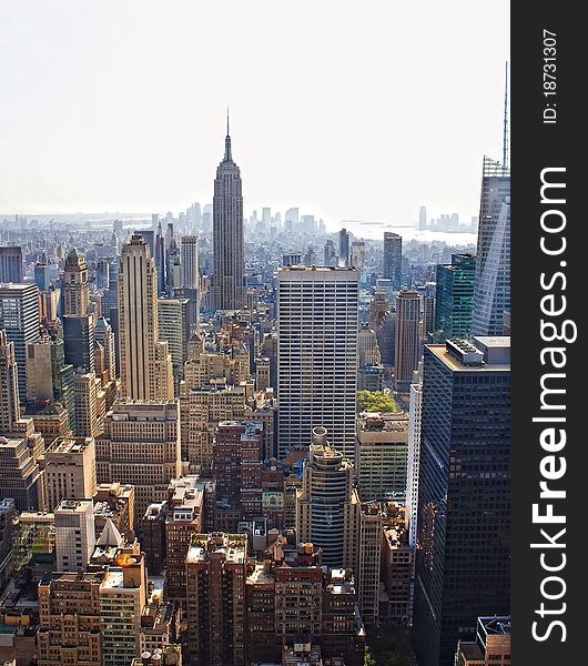 Manhattan skyline. New York City