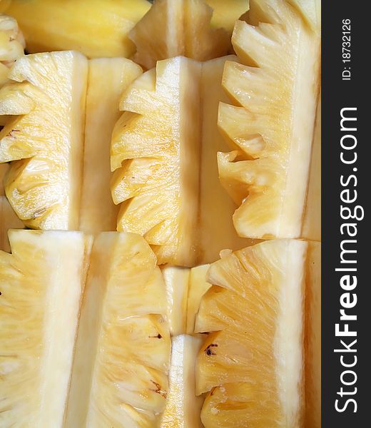 Nice fresh Slice of Pineapple with close up view (Vertical). Nice fresh Slice of Pineapple with close up view (Vertical).