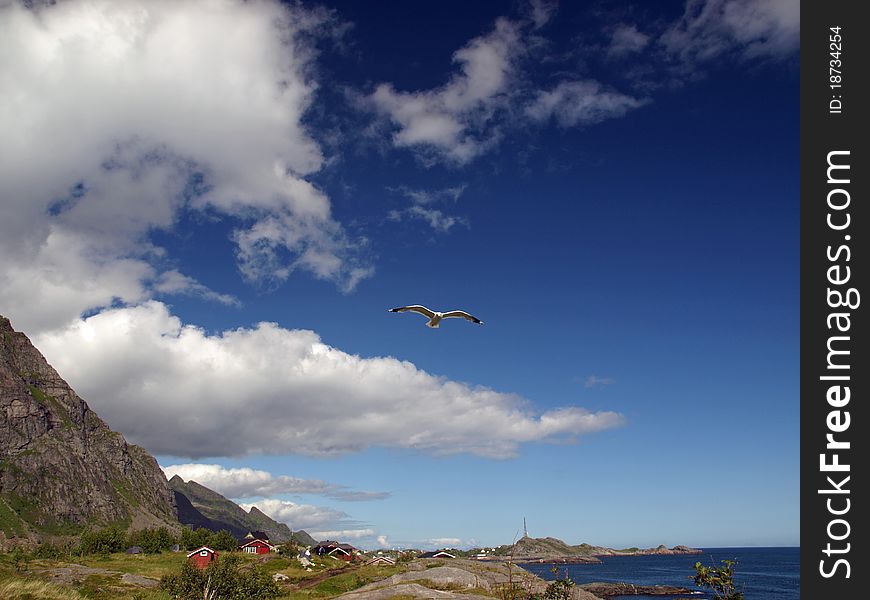 Village A in Norway-The Lofoten Islands