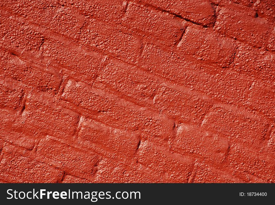 A wall with bricks