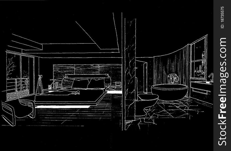 Interior architecture construction landscape sketch design image art decorate fashion