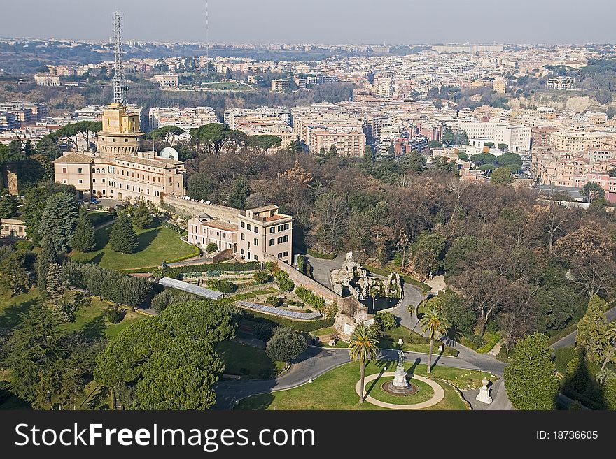 Centre of Rome Italy january summer day. Centre of Rome Italy january summer day