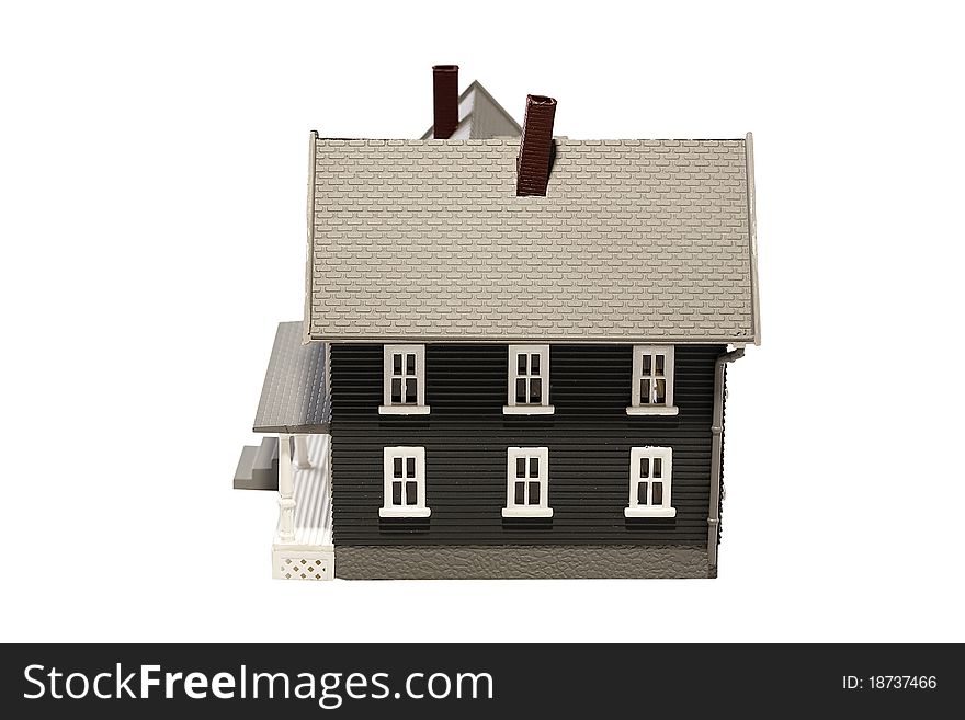 Layout simulating residential building on a white background. Layout simulating residential building on a white background.