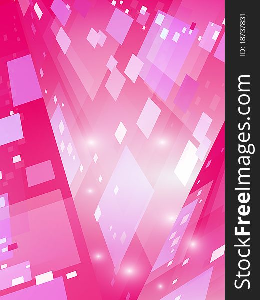 Abstract background in pink tones made of squares and rectangles. Abstract background in pink tones made of squares and rectangles.