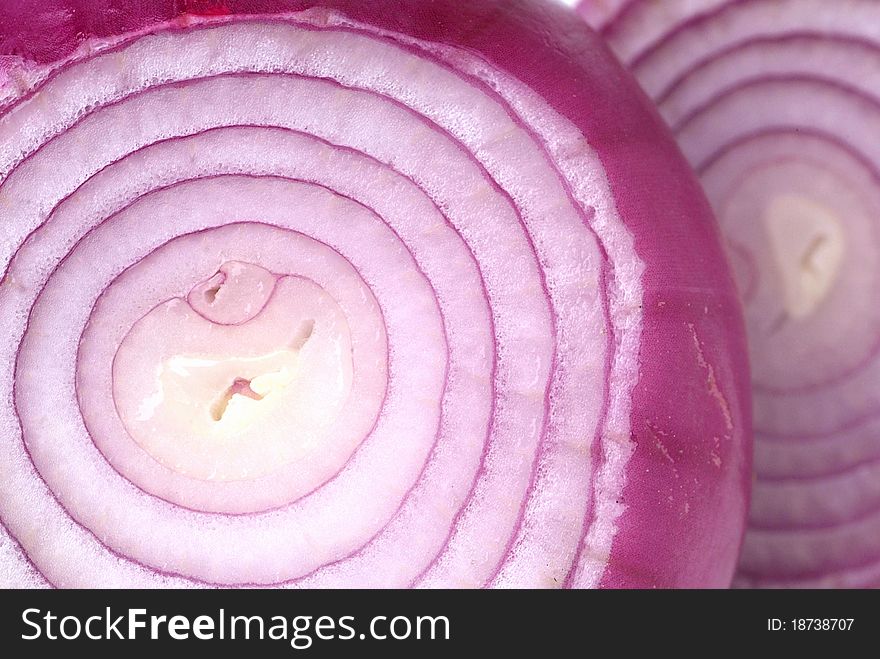 Red onion vegetable isolated on white background. Red onion vegetable isolated on white background