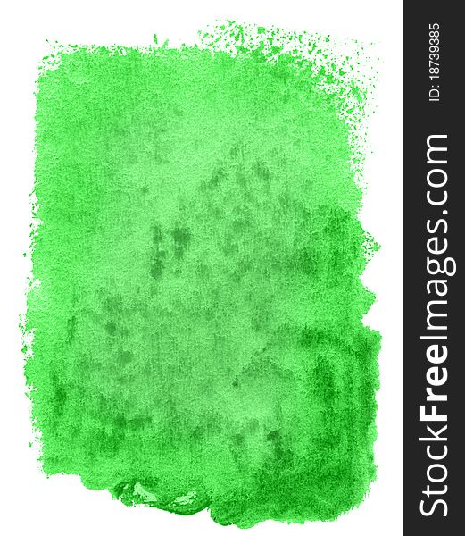Abstract green watercolor background for your design. Abstract green watercolor background for your design