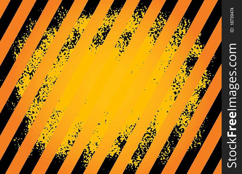 Black and yellow hazard stripes grunge background. Black and yellow hazard stripes grunge background