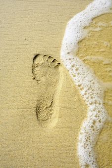 Footprints Royalty Free Stock Photos Footprints Royalty Free Stock Photos
