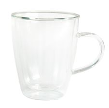 Clear Glass Mug Stock Photo