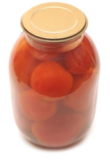 Tomatoes Vegetables Canned In Glass Jars Royalty Free Stock Photography Tomatoes Vegetables Canned In Glass Jars Royalty Free Stock Photography