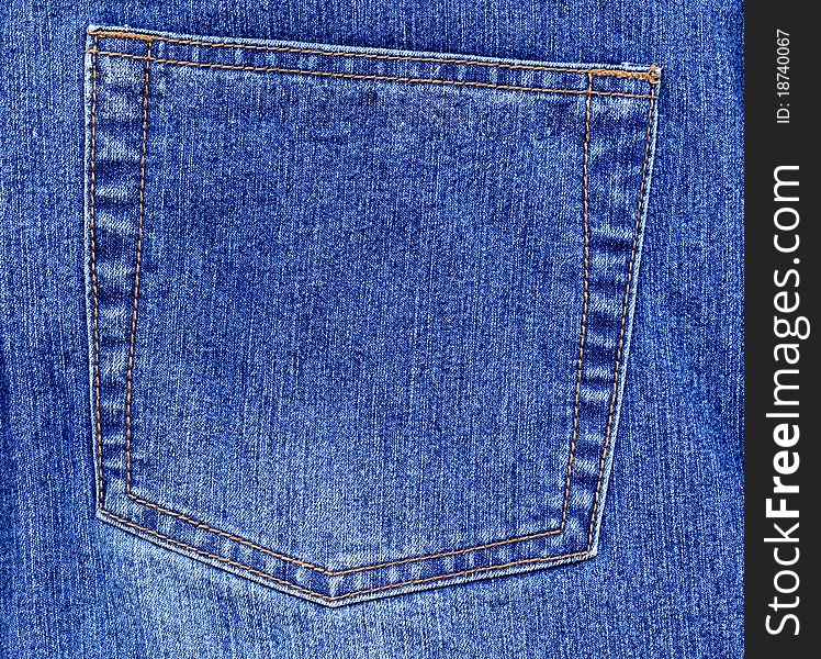 Ble jeans pocket for your design