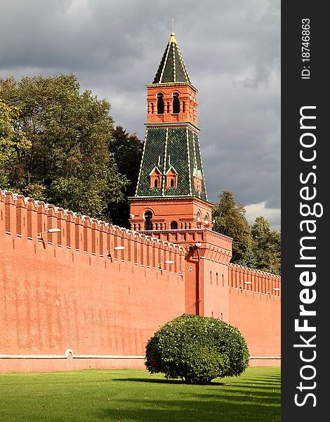 Russia: Kremlin wall and tower