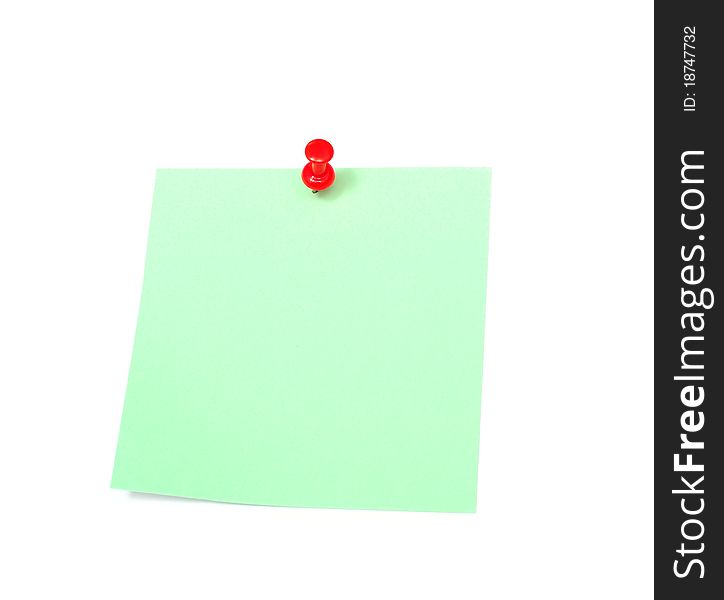 An image of sheet of paper on white