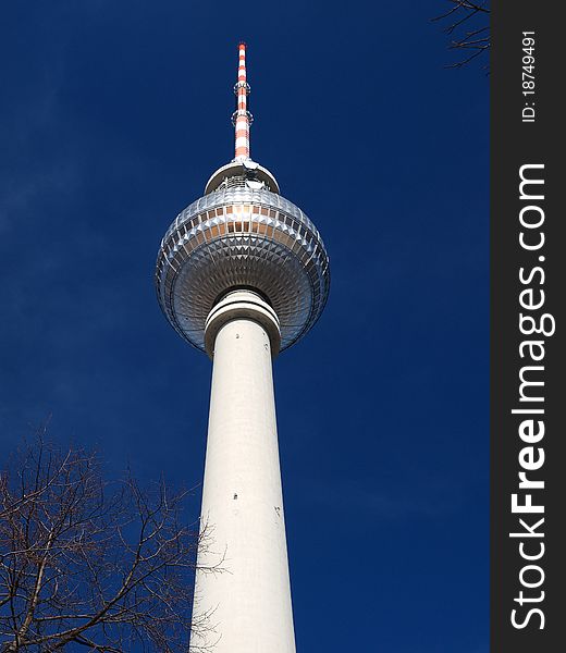 The TV tower in Berlin