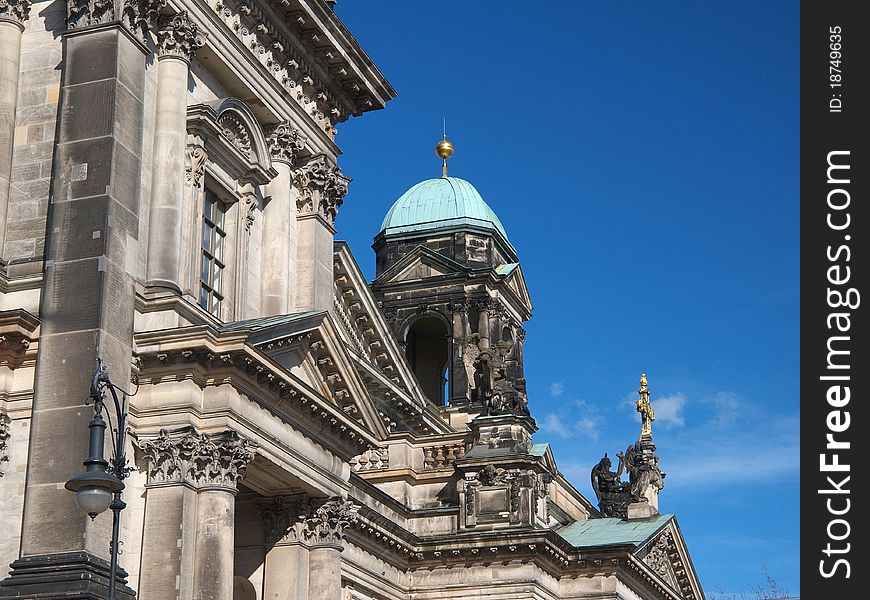 A detail of the Berlin cathedral