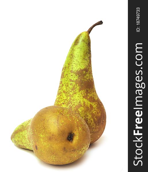 Fresh green pear