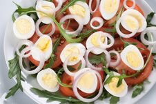 Healthy Salad With Eggs Stock Photos Healthy Salad With Eggs Stock Photos
