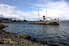 Ushuaia Harbour, Argentina Royalty Free Stock Images Ushuaia Harbour, Argentina Royalty Free Stock Images