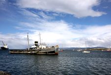 Ushuaia Harbour, Argentina Royalty Free Stock Photos Ushuaia Harbour, Argentina Royalty Free Stock Photos