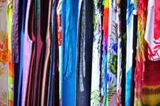 Thai Silk Royalty Free Stock Photo Thai Silk Royalty Free Stock Photo