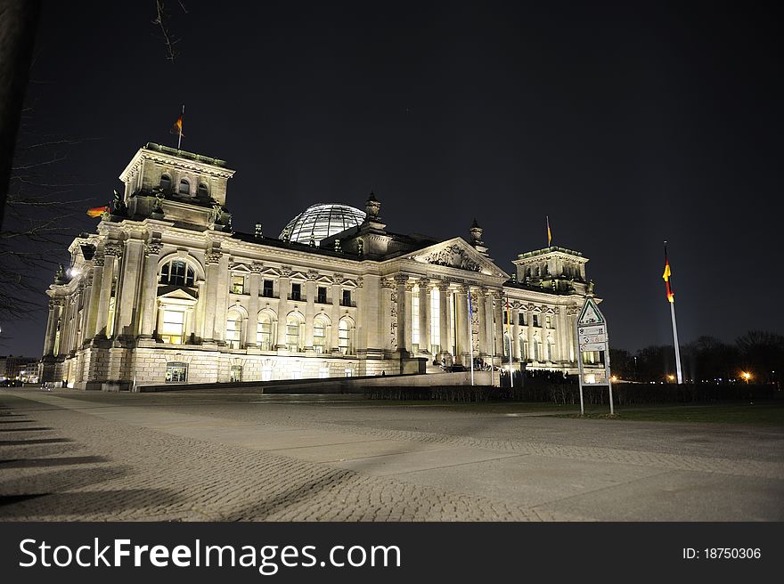 Reichstag building in Berlin