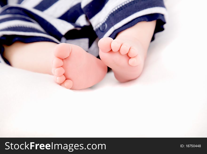 Baby Foot isolated on white