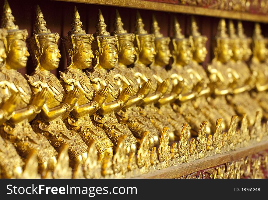 Fairy tale of thai buddhist