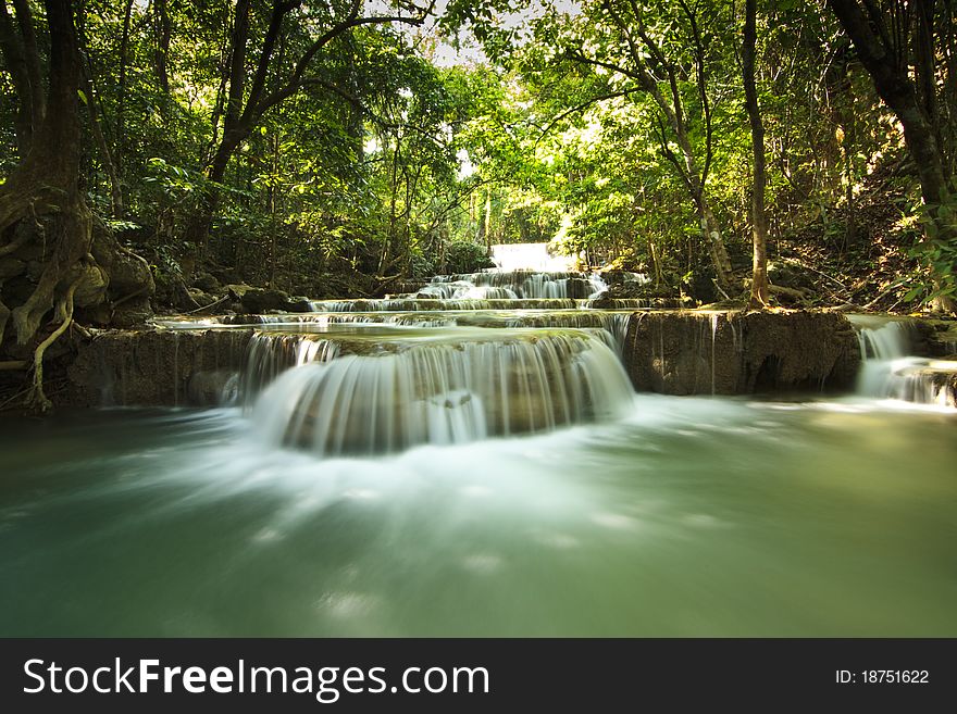 Mae-Ka-Min Waterfall, Kanchanaburi Province, Thailand