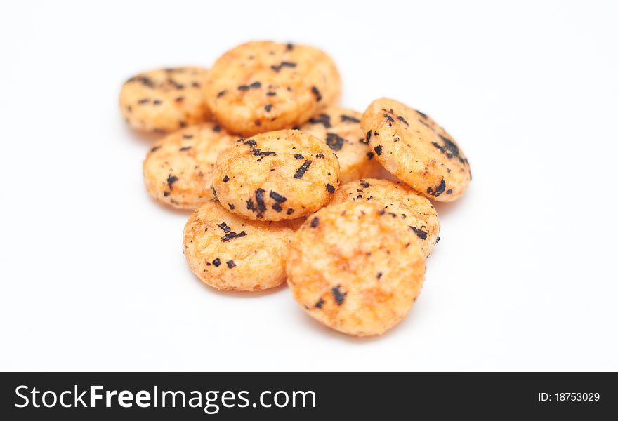 Japanese Rice Crackers With Nori