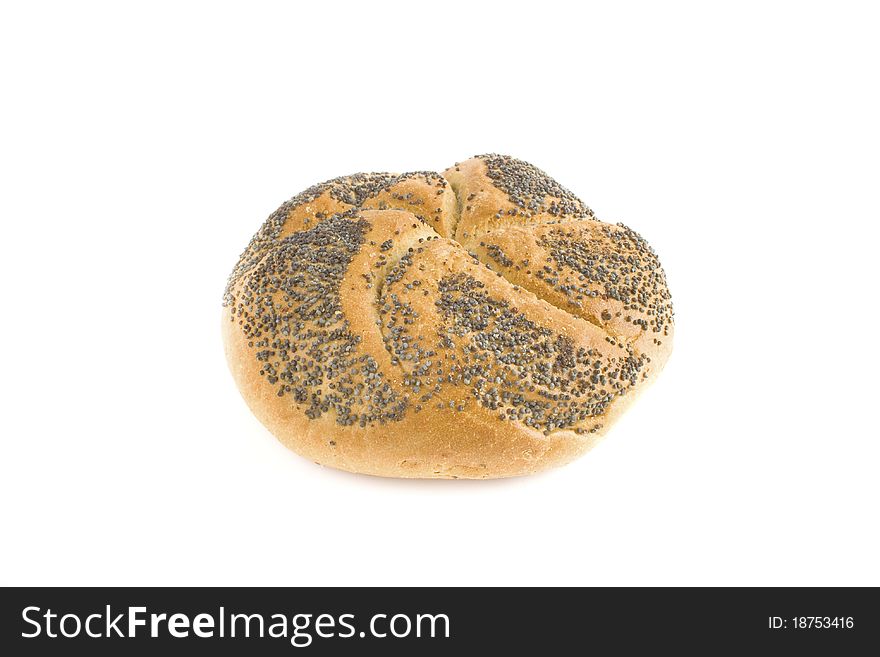 Small bread with poppy seeds