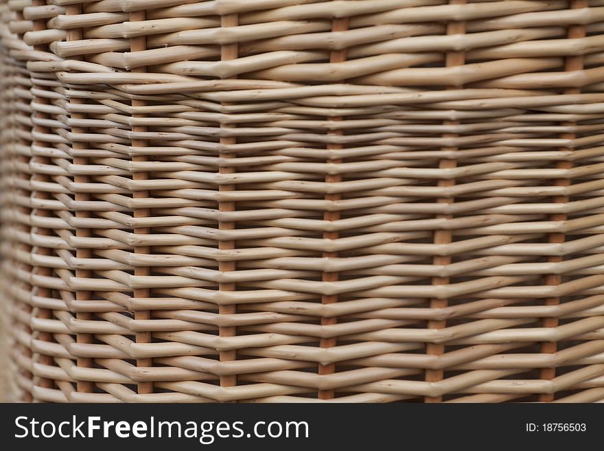 Detail of a weaved basket