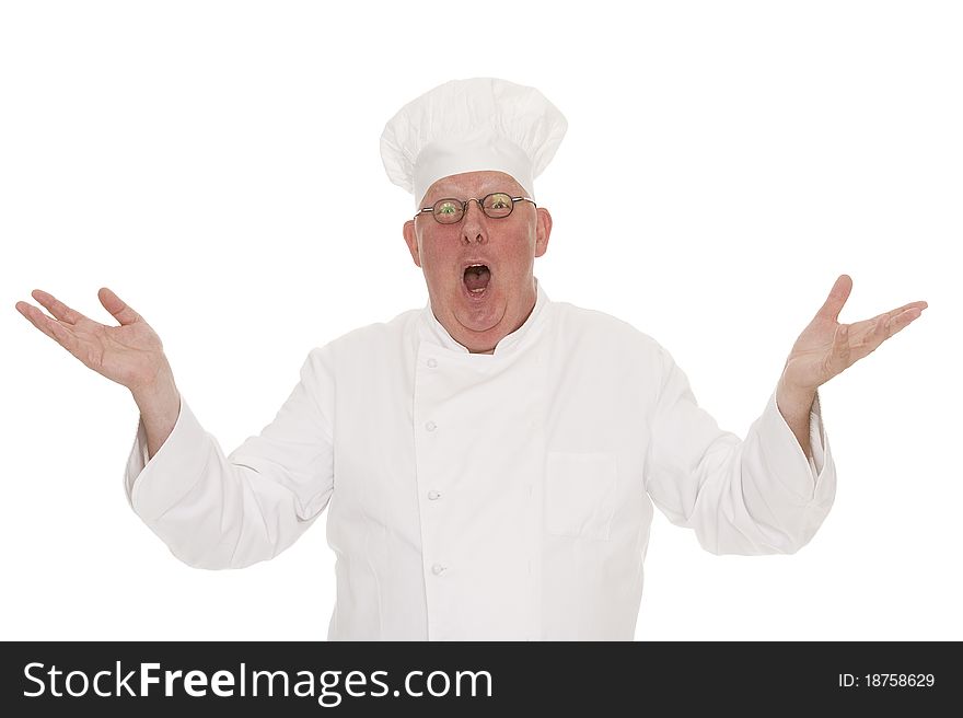 A cook shows nonverbal communication