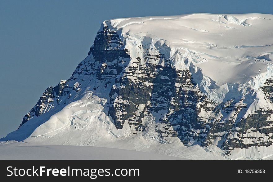 Cuverville Island in Antarctica peninsula. Cuverville Island in Antarctica peninsula