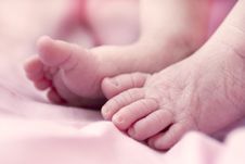 Baby Girls Feet Royalty Free Stock Image Baby Girls Feet Royalty Free Stock Image