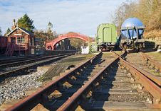 Traditional Railway Stock In A Siding Royalty Free Stock Images Traditional Railway Stock In A Siding Royalty Free Stock Images