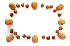 Nuts Photo Frame Royalty Free Stock Photo Nuts Photo Frame Royalty Free Stock Photo
