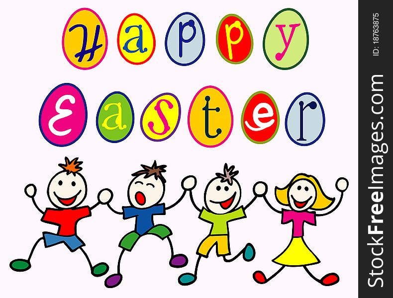 Easter  greeting card