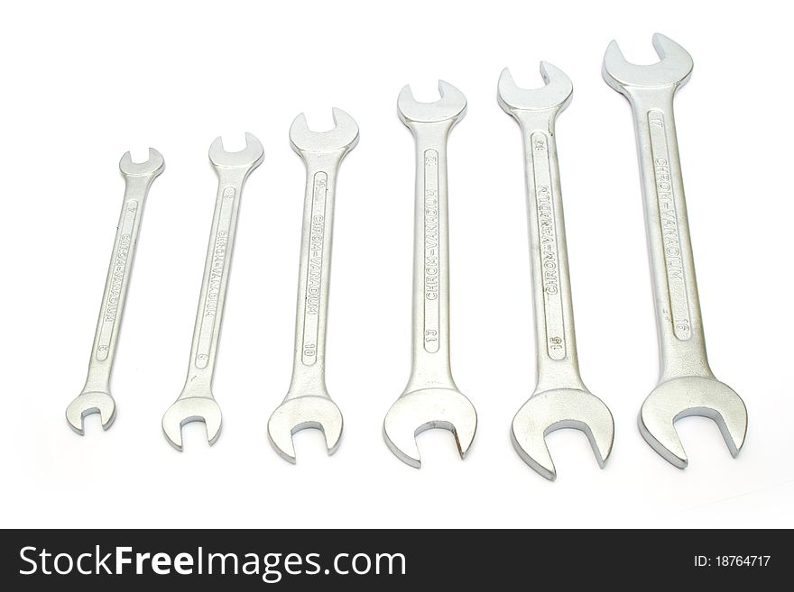 Set Of The Wrench Tools