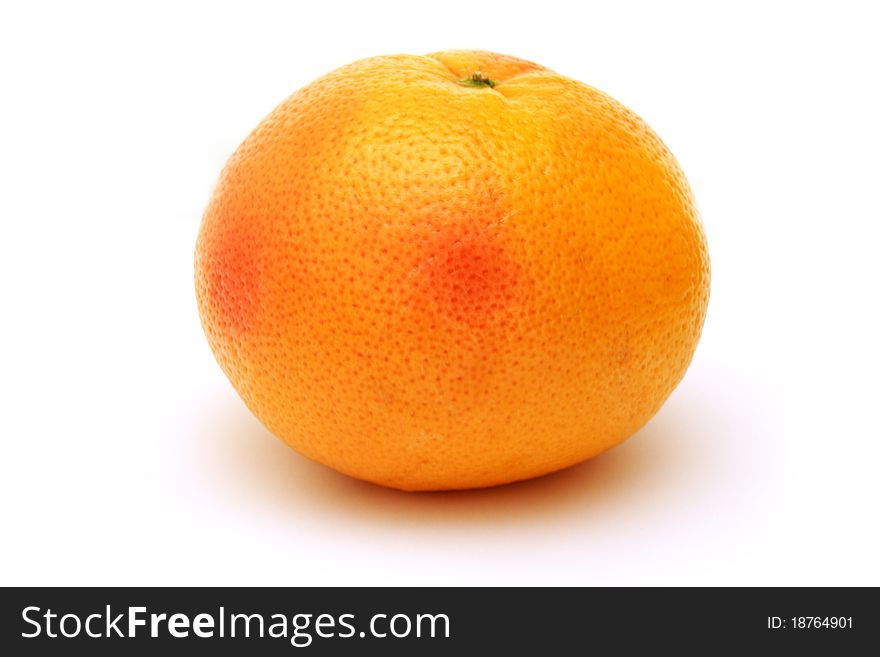 Fresh and tasty grapefruit isolated on white background. Fresh and tasty grapefruit isolated on white background