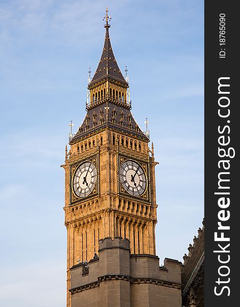 Big Ben seen from Victoria Garden