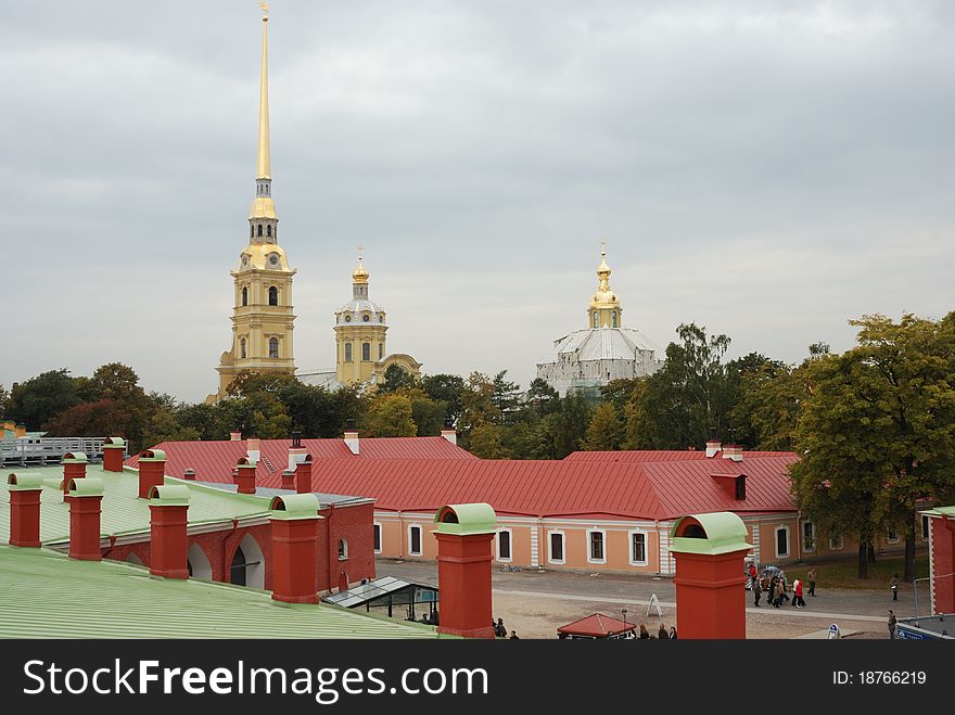 Historical Center of St. Petersburg, summer day. Historical Center of St. Petersburg, summer day