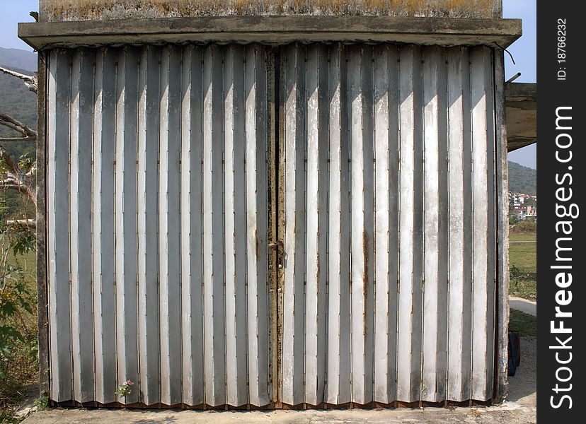Galvanized Steel Shutter Garage Door