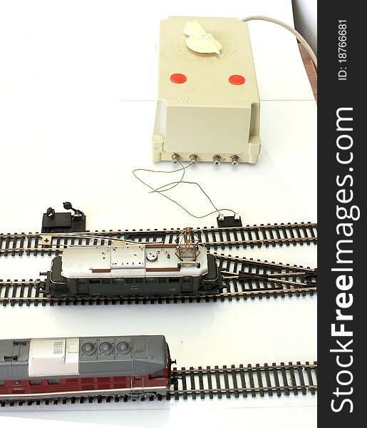 Model Railway with Control Desk