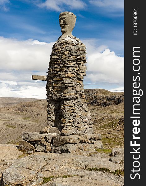 Big stony statue - Iceland