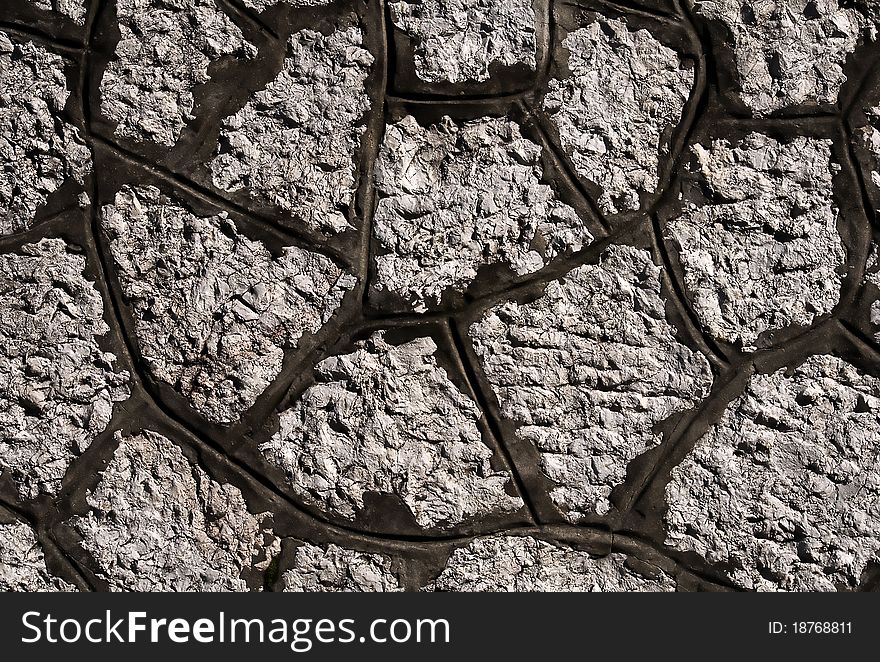 Close Up Of Stone Wall