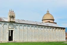 Baptistry Cathedral Of Pisa Royalty Free Stock Photo