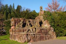 Ancient Romain Monument In Baden-Baden, Germany Stock Photo