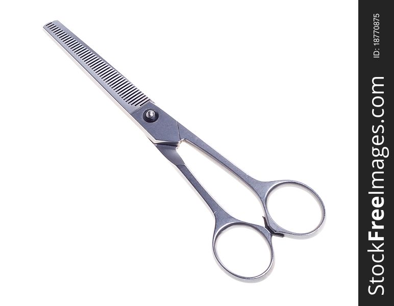 Hairdressing scissors.